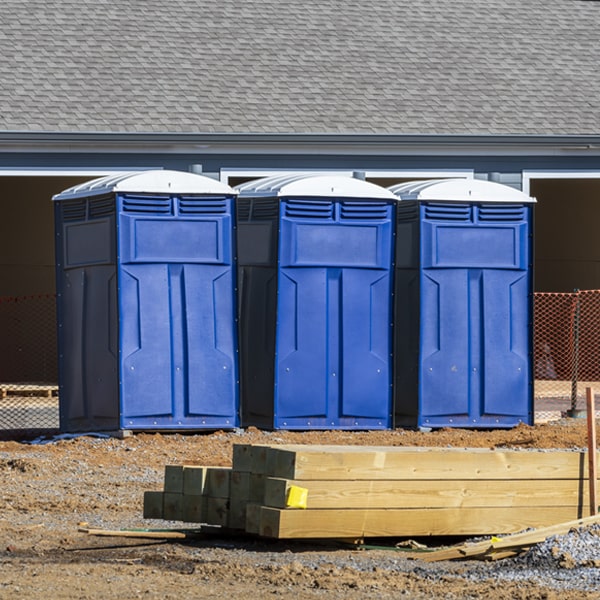 what is the maximum capacity for a single portable restroom in South Point TX